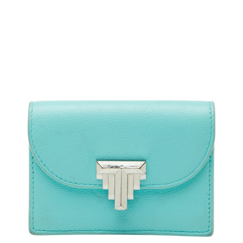 ティファニー & Co. T デコ レザー カード ケース