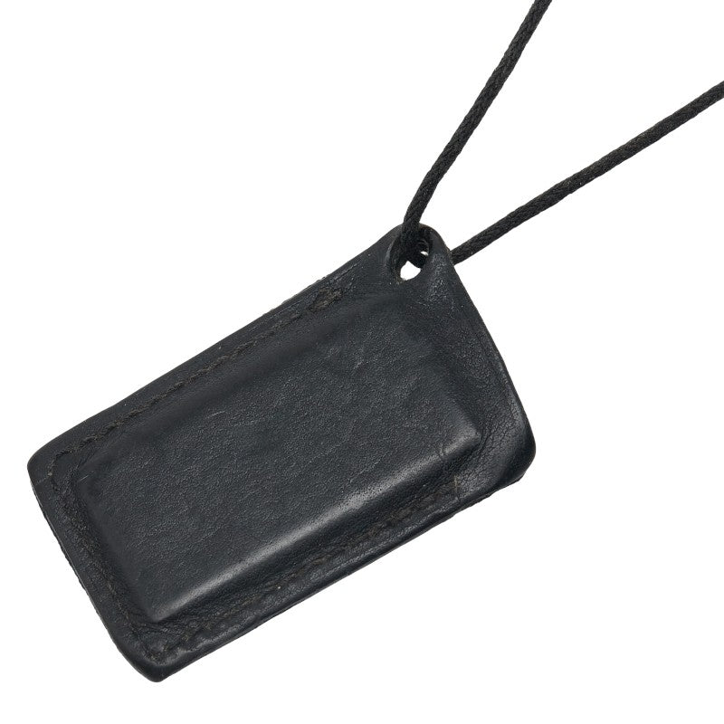 エルメス シンボル 2001 レザー メタル ネックレス