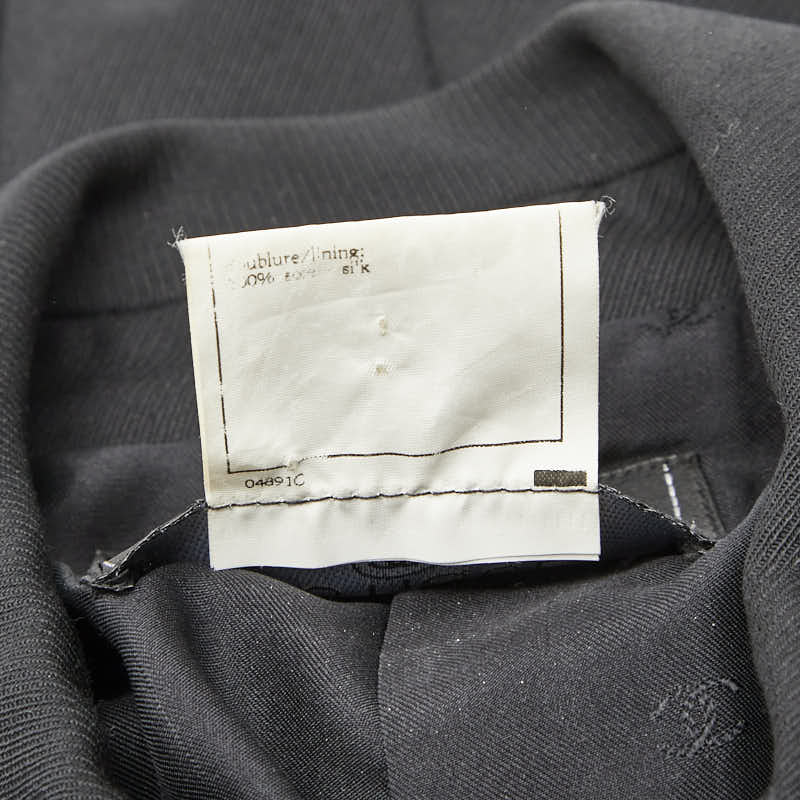 シャネル ココ ボタン ウール セットアップ