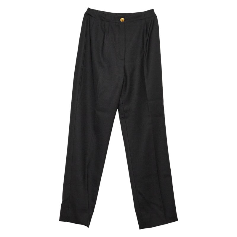 シャネル ココ ボタン ウール セットアップ