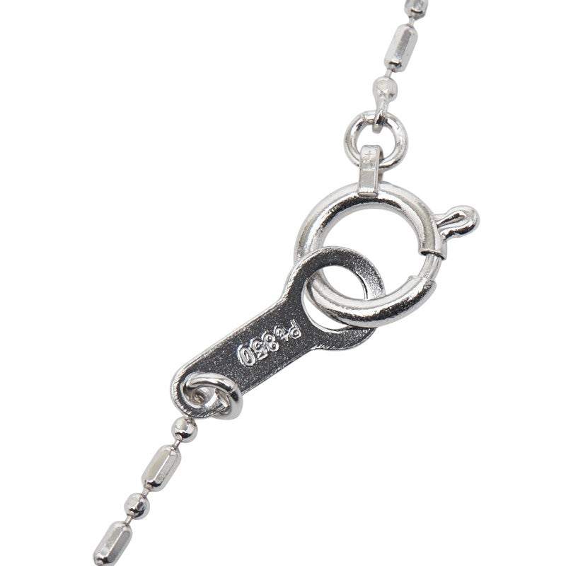Pt900 Pt850 プラチナ スフェーン2.57ct ダイヤ0.56ct ペンダントネックレス