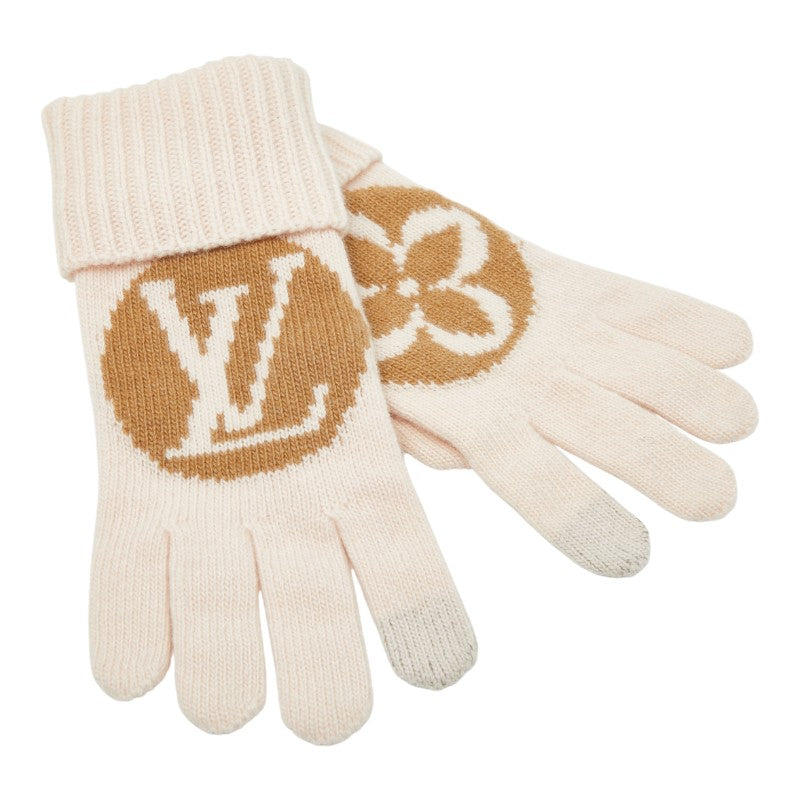 ルイヴィトン グローブ マイユ LV メダリオン ウール レザー 手袋