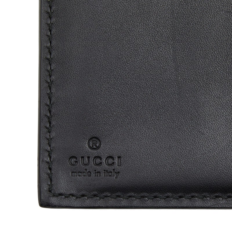 グッチ ゴーストスター プリント レザー長財布