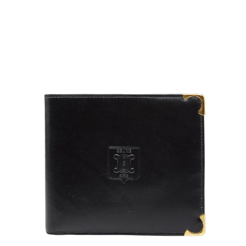 セリーヌ マカダム レザー二つ折り財布