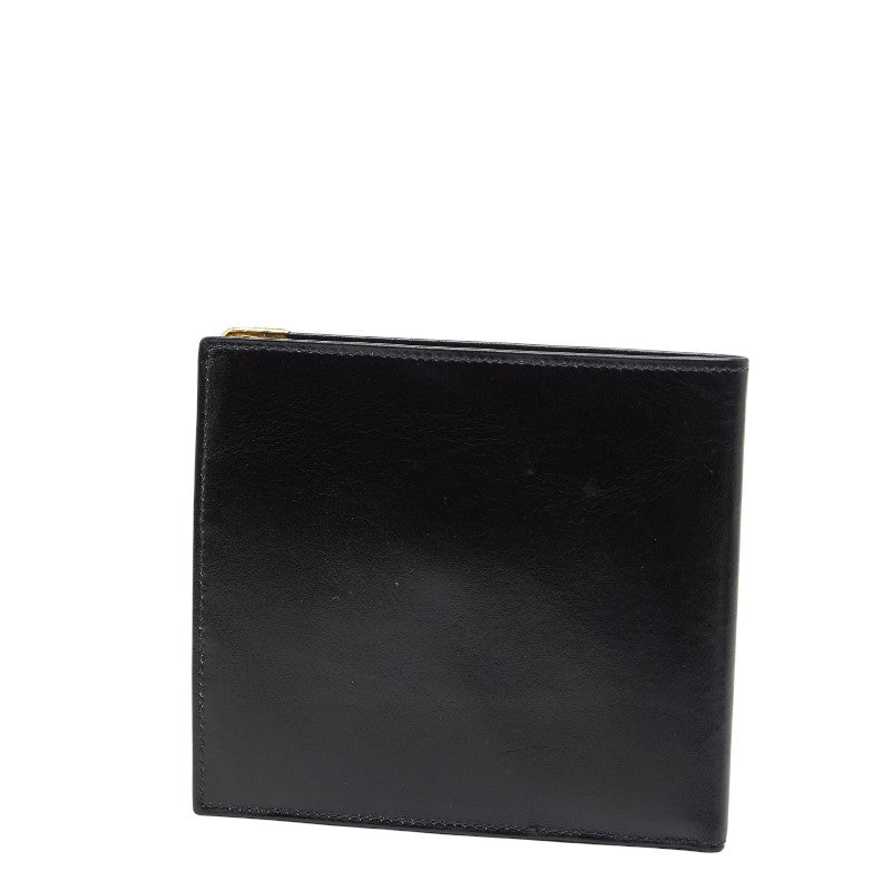 セリーヌ マカダム レザー二つ折り財布