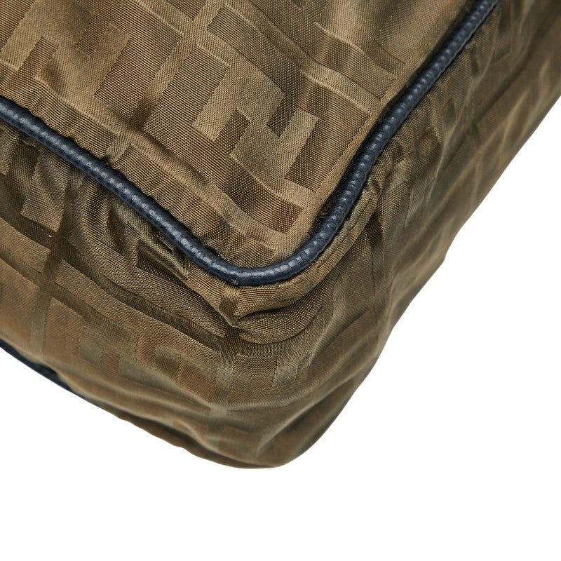 フェンディ ズッカ ナイロン レザー2wayバッグ