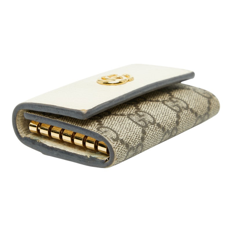 グッチ GGスプリーム GGマーモント PVCレザーキーケース