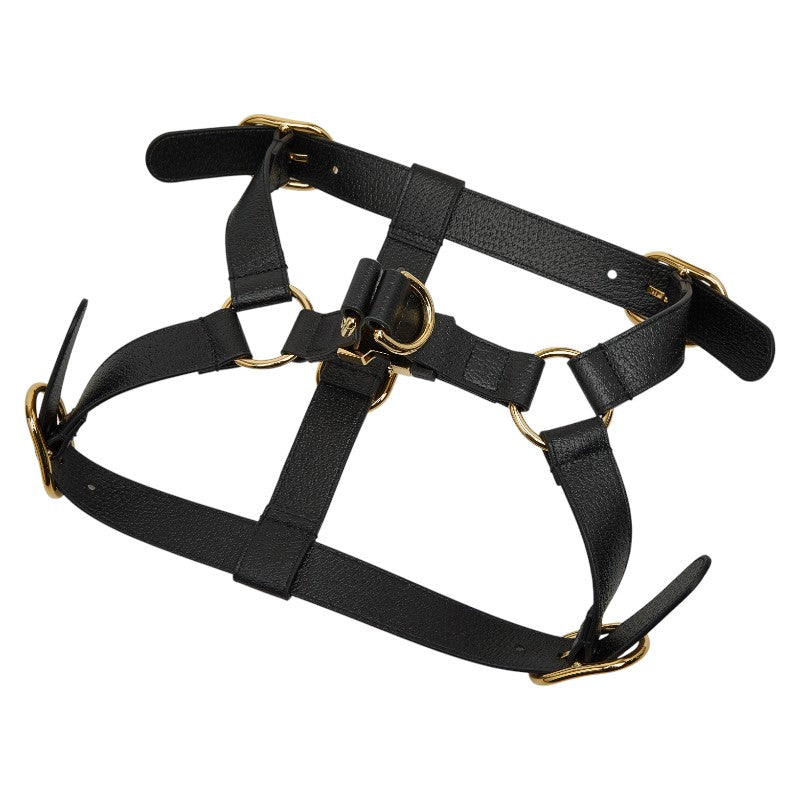 グッチ インターロッキングG レザー ペット用犬用ハーネス