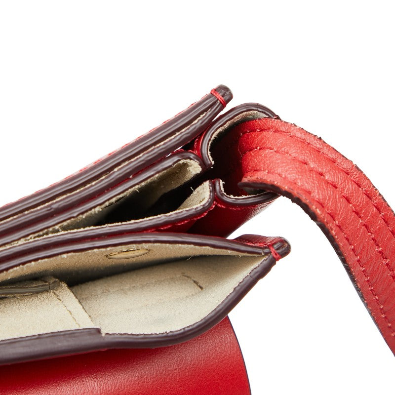 クロエ フェイ レザー スエード ショルダーバッグ
