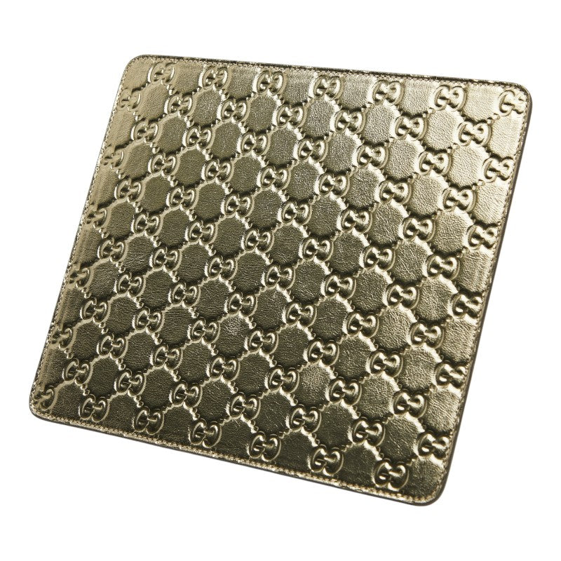 グッチ GGロゴ グッチシマ レザー マウスパッド