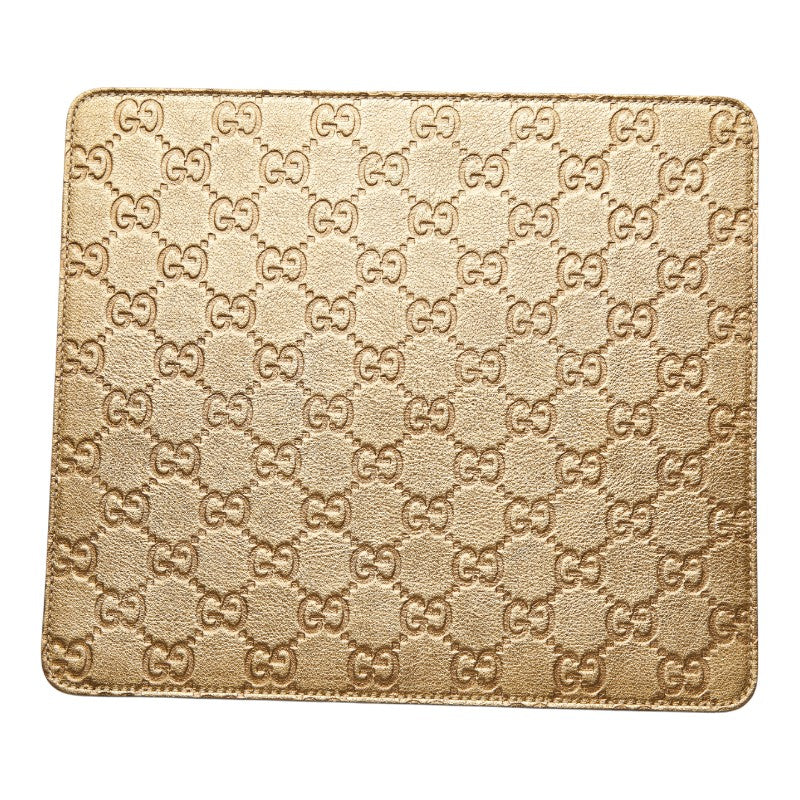 グッチ グッチシマGGロゴ レザー マウスパッド