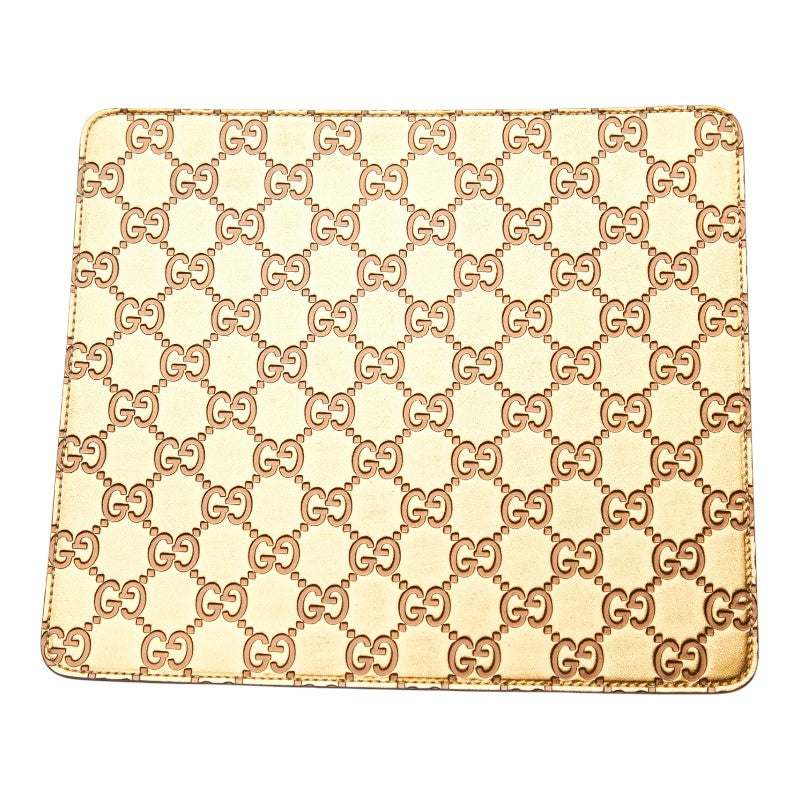 グッチ GGロゴ グッチシマ レザー マウスパッド