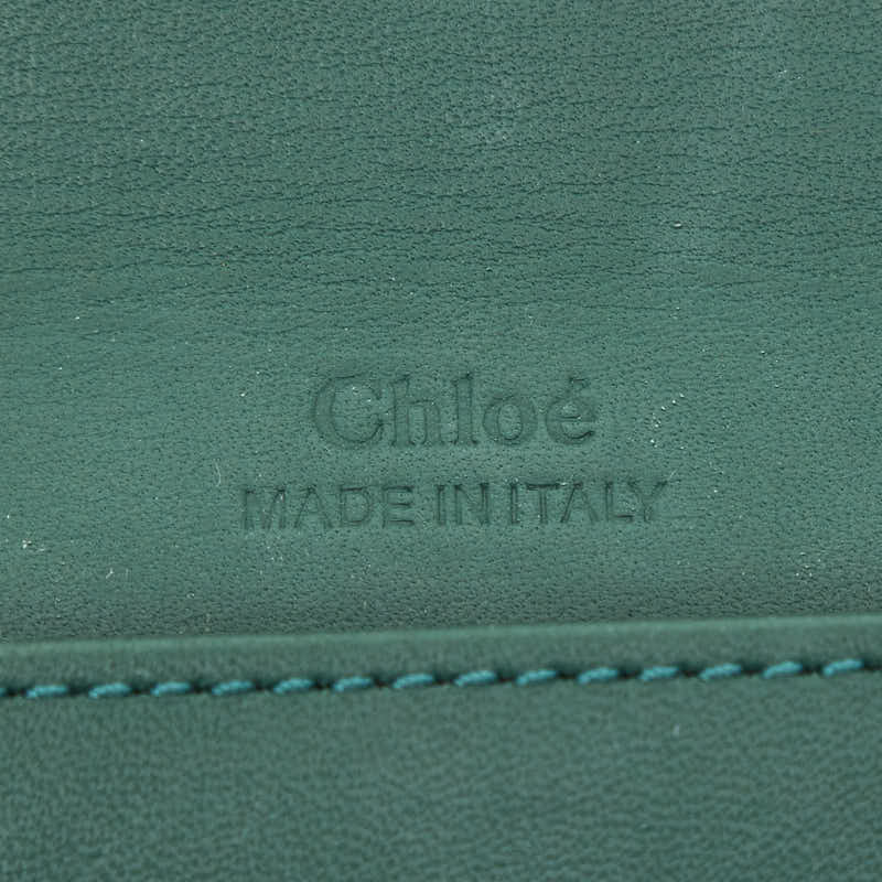 クロエ ドリュー レザー チェーンショルダーバッグ