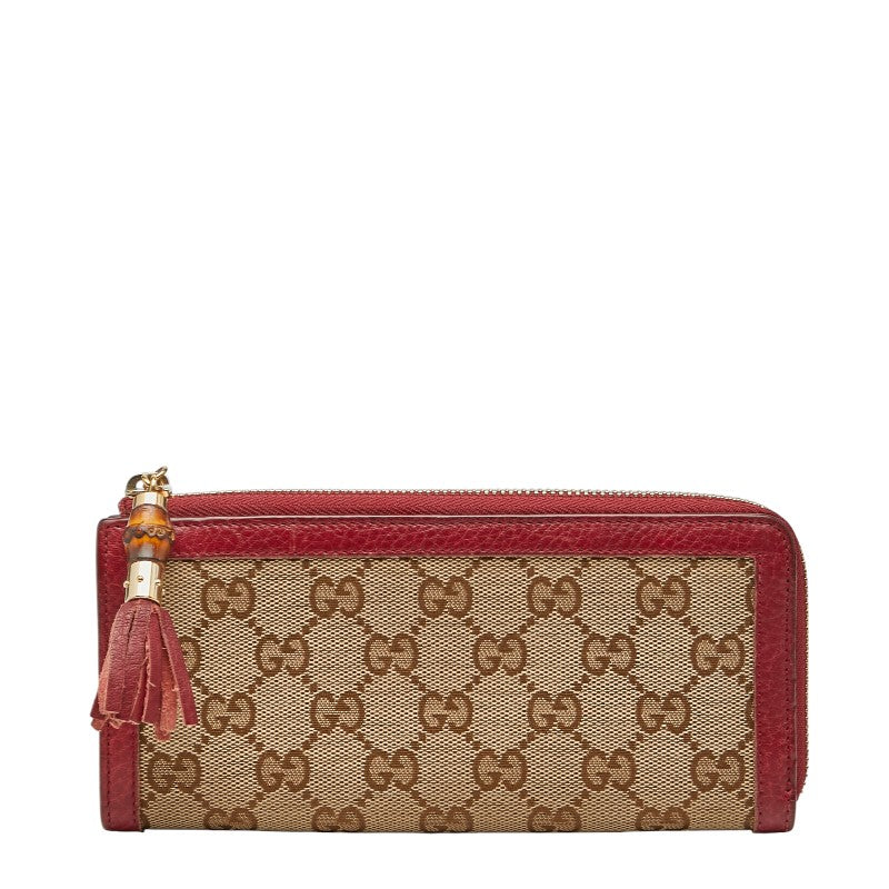 グッチ バンブー GGキャンバス 長財布