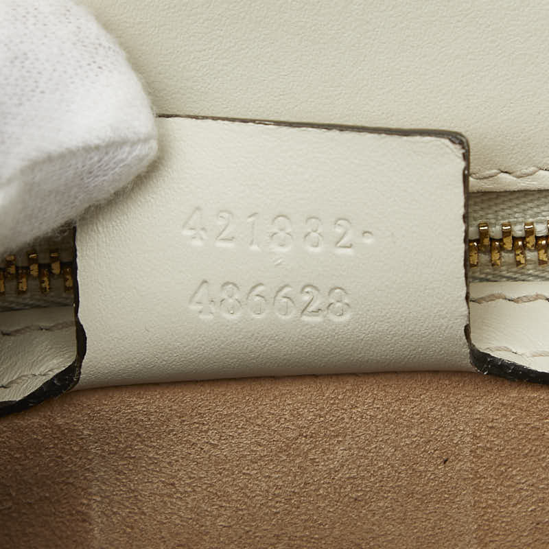 グッチ シルヴィ レザー ショルダーバッグ
