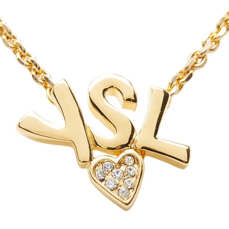 イヴサンローラン YSLハートネックレス