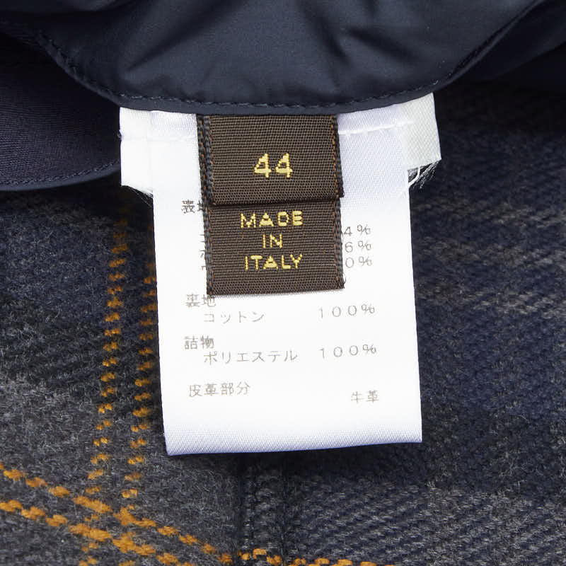 ルイヴィトン ダブルジップ コットンポリエステルウールジャケット