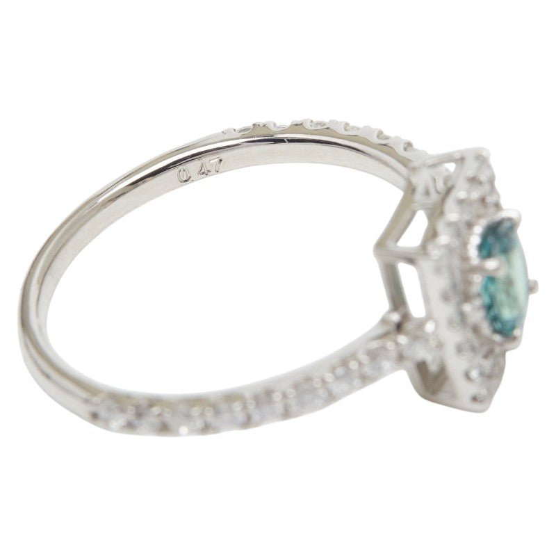 Pt900 プラチナ アレキサンドライト ダイヤモンド リング