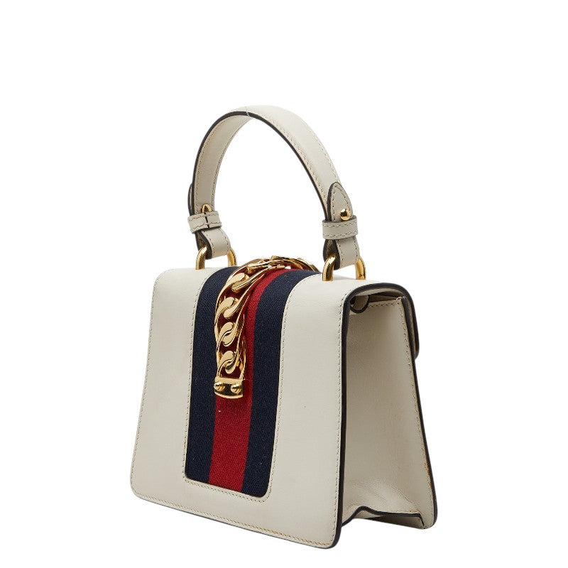 グッチ シルヴィ レザー2wayバッグ
