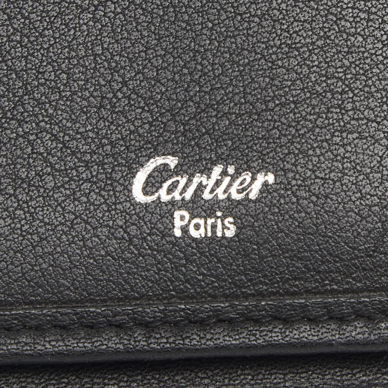 カルティエ トリニティリボン レザー長財布