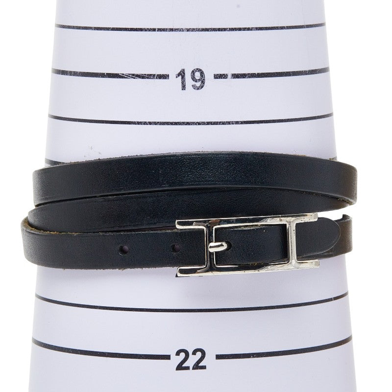 エルメス アピ3ロング レザー ブレスレット