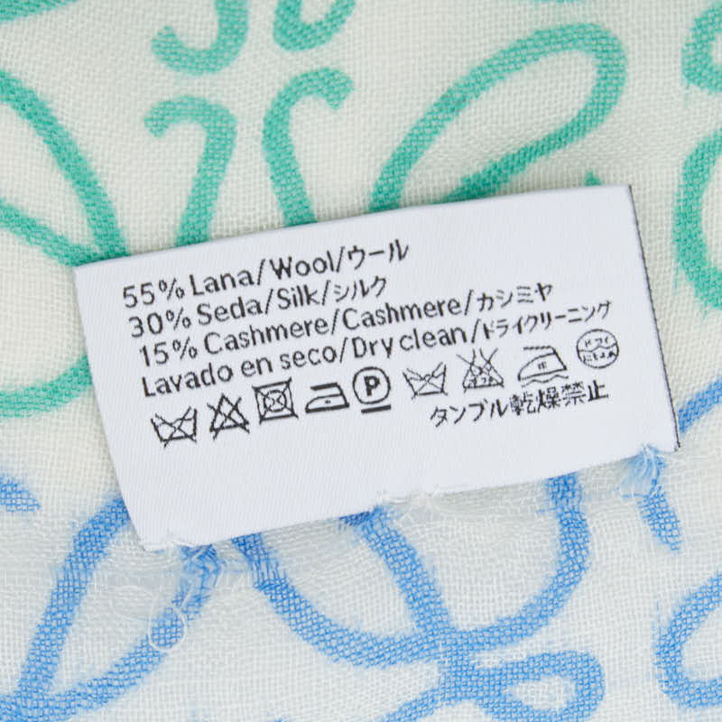 ロエベ アナグラム シルクウールカシミヤストール