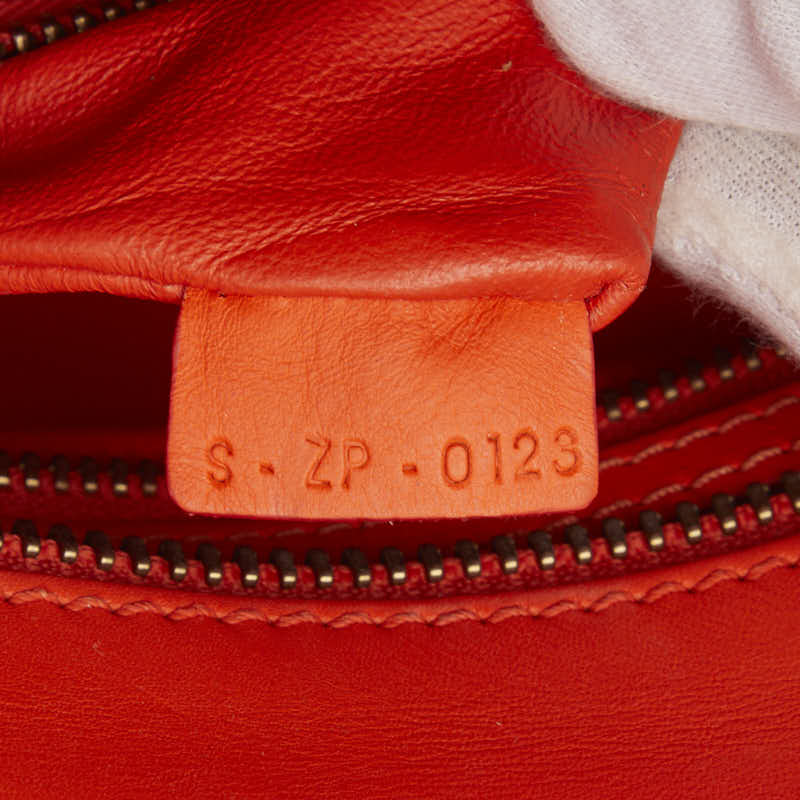 セリーヌ Luggage micro shopper レザー ハンドバッグ