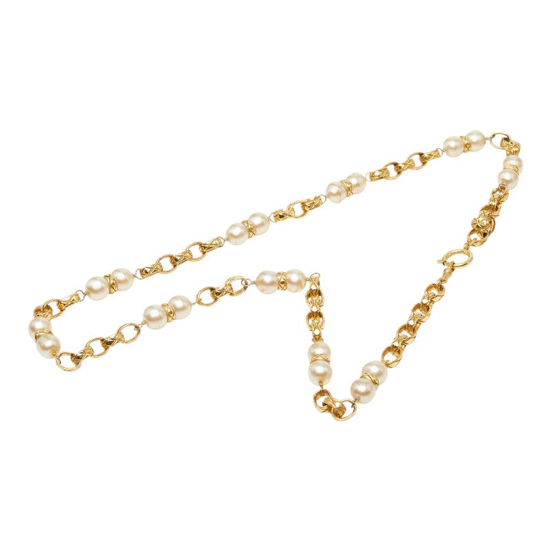 シャネル フェイクパールネックレス