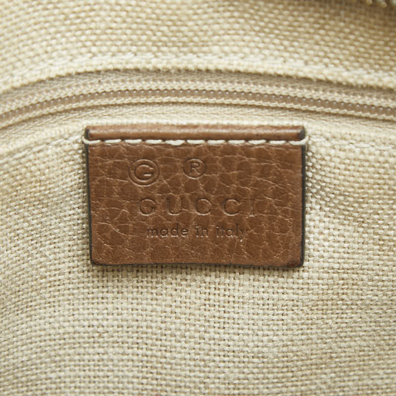 グッチ GGキャンバス レザー2wayハンドバッグ