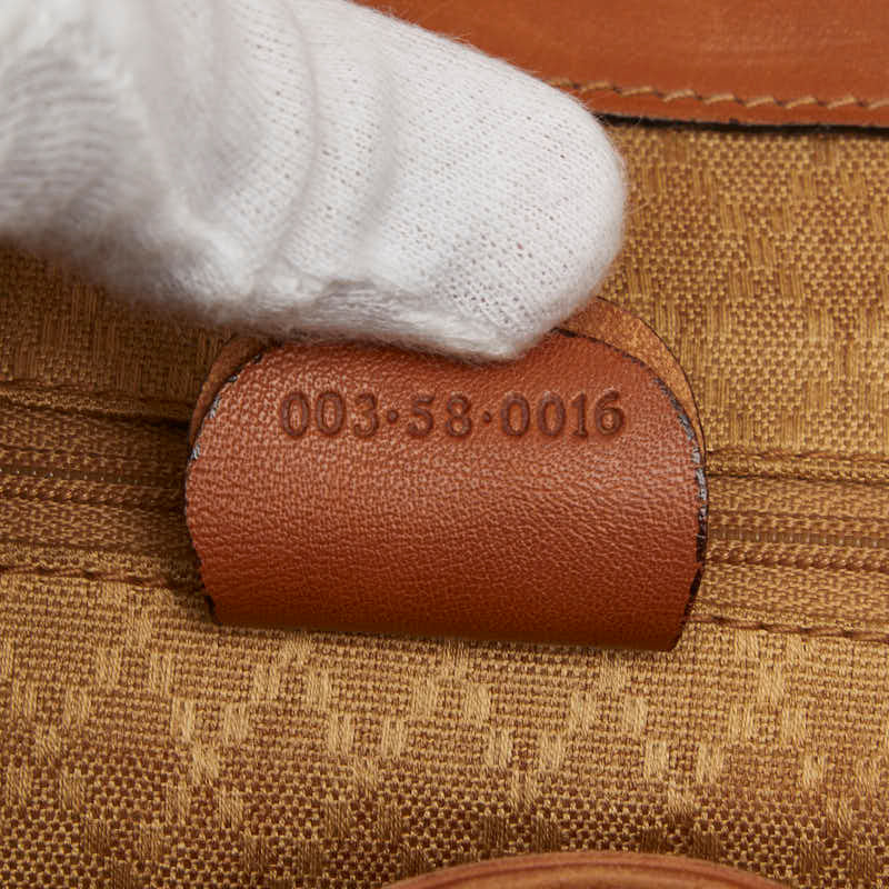 グッチ バンブー レザー リュックサック