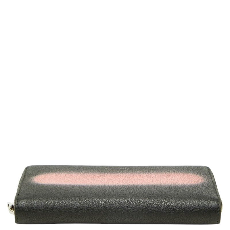 バレンシアガ スプレーペイント レザー長財布