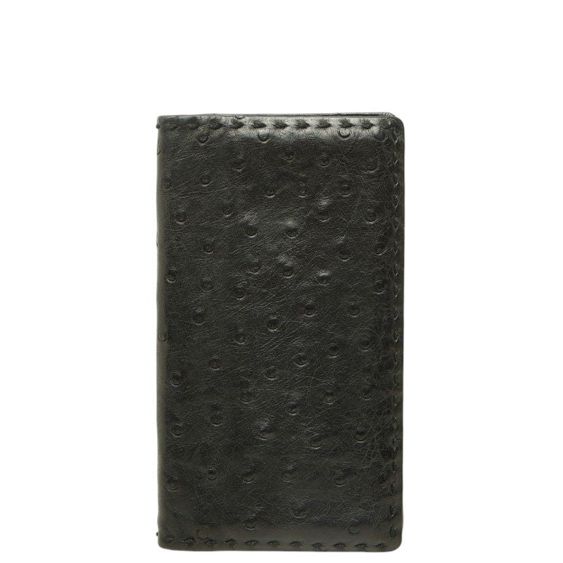 バレンシアガ オーストリッチ長財布