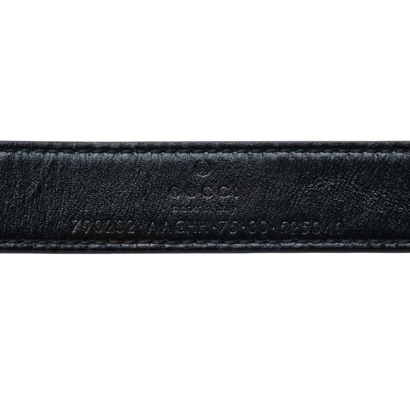 グッチ ダブルGバックル レザーベルト