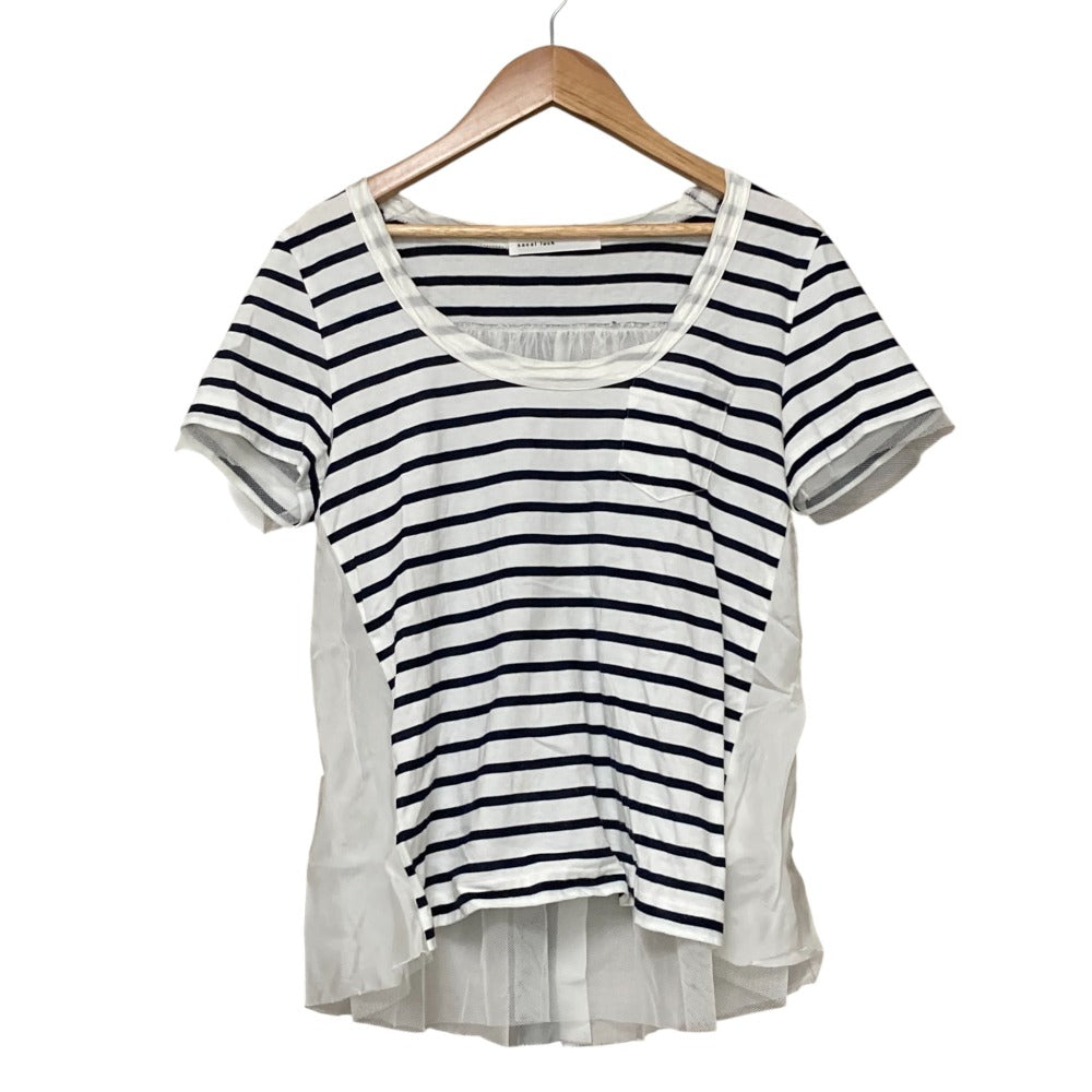 サカイラック ボーダーコットンTシャツ