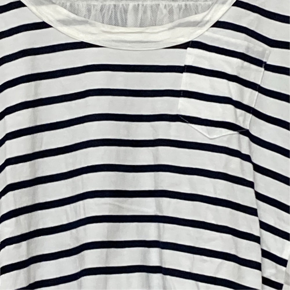 サカイラック ボーダーコットンTシャツ