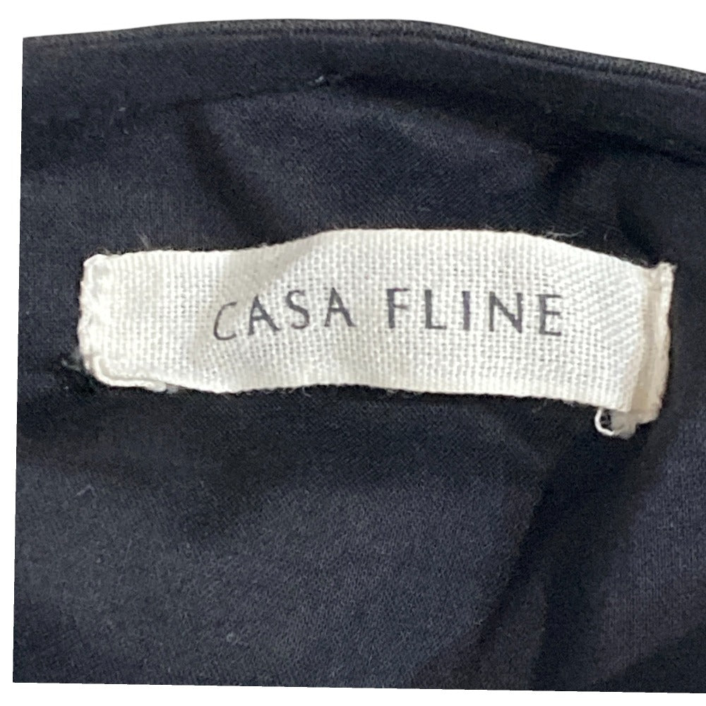 CASA FLINE リネン ブレンド ドレス