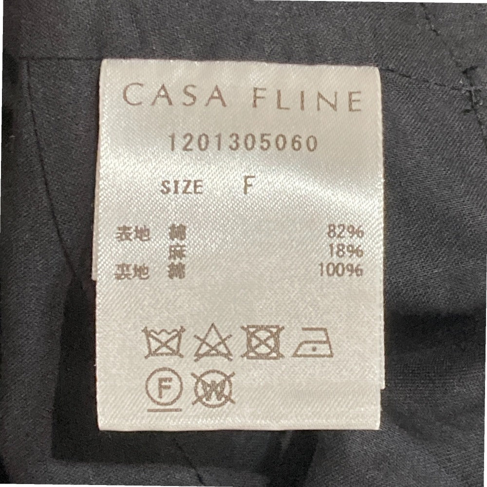 CASA FLINE リネン ブレンド ドレス