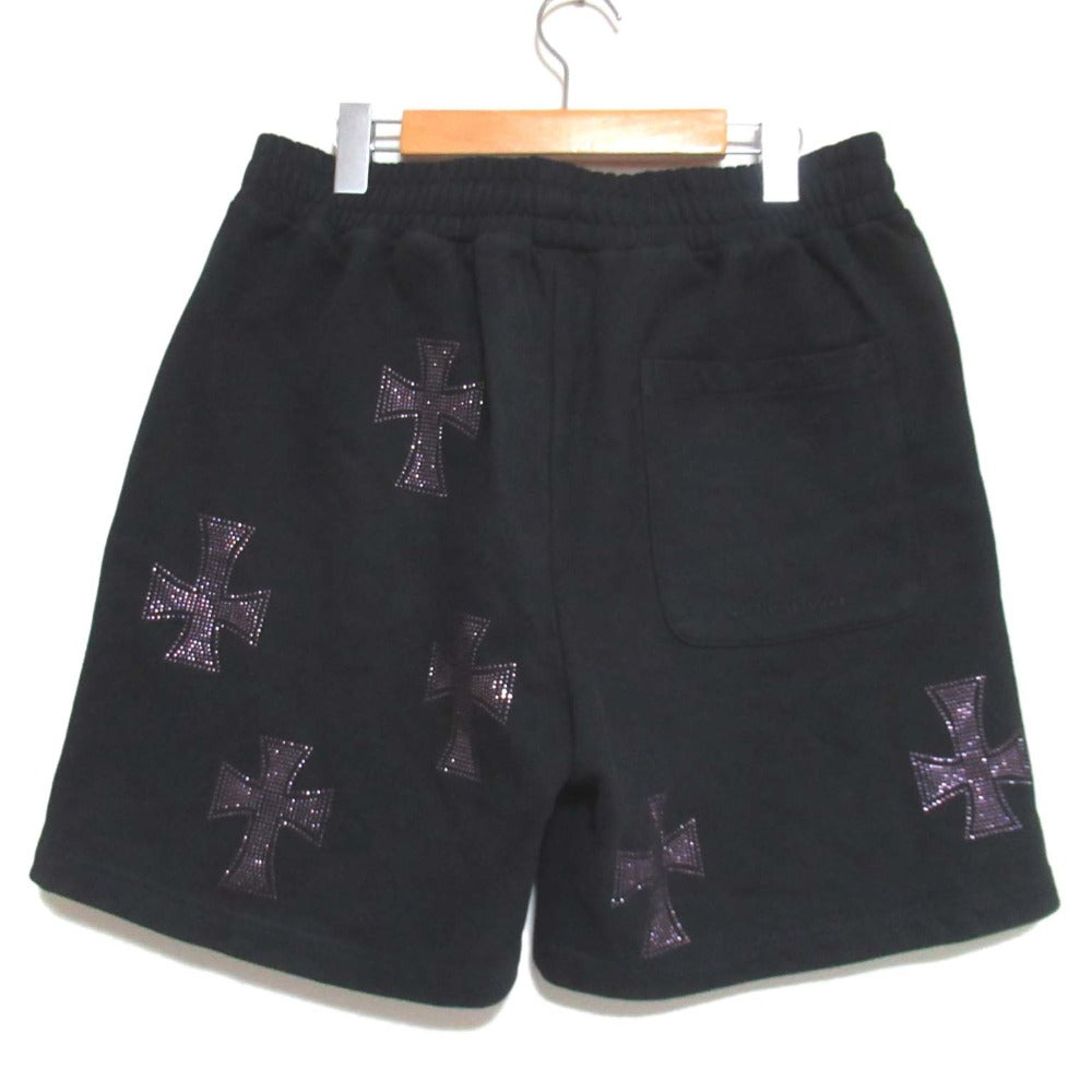 UNKNOWN LONDON Cross Rhinestone ショートパンツ