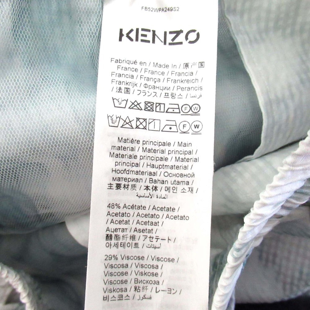 ケンゾー フラワー ドローストリング テクニカル パンツ