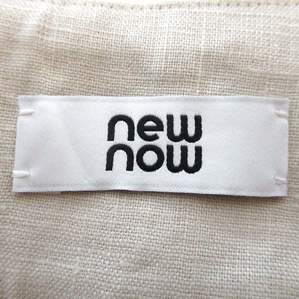 newnow リネン ロング ドレス