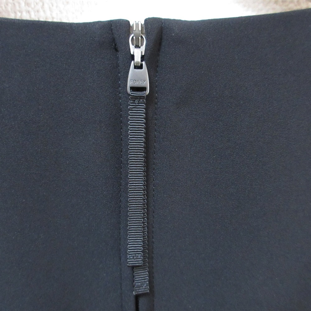FOXEY NEW YORK マット ストレッチ グログラン ドレス