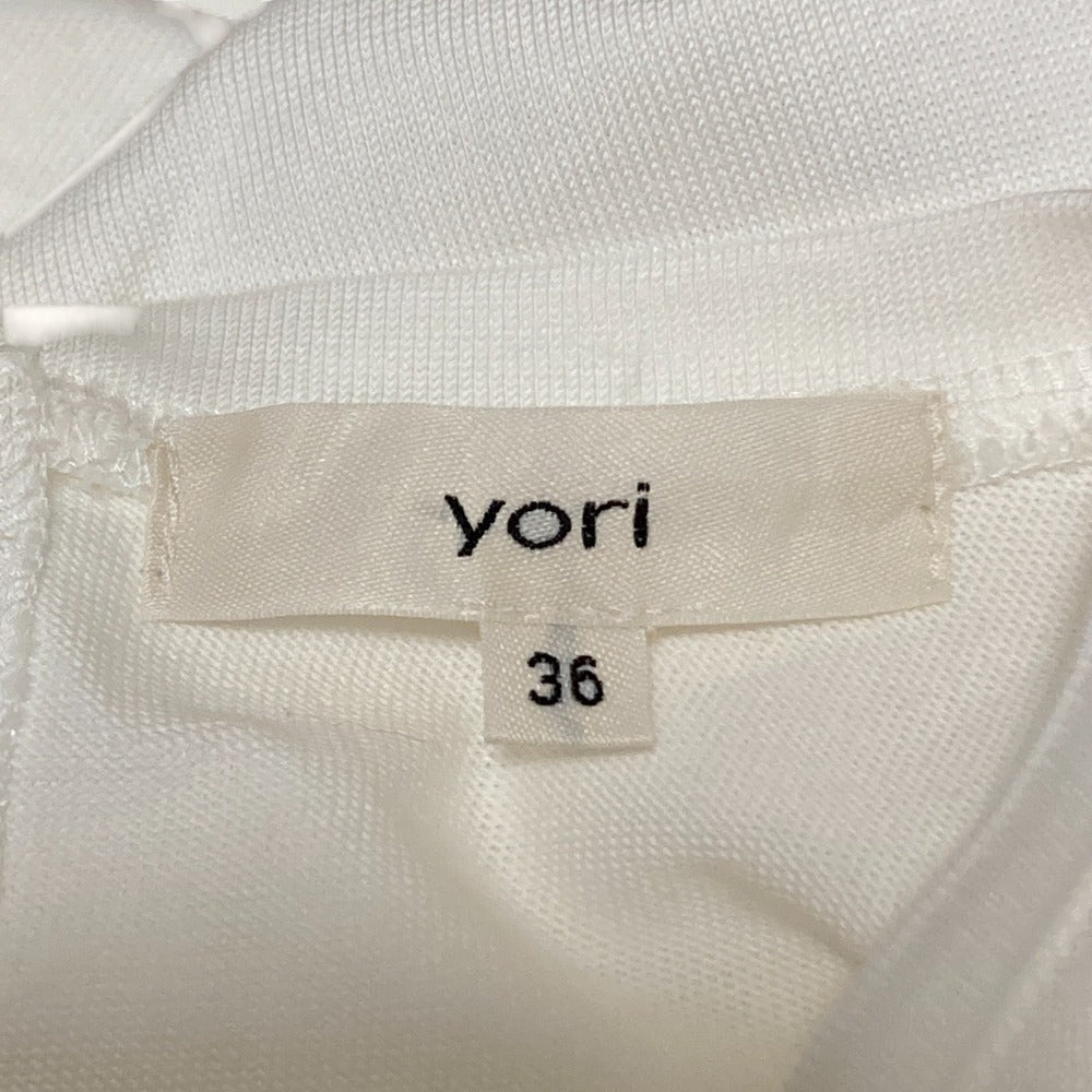 yori ラウンド ヘム 天竺 カットソー ブラウス