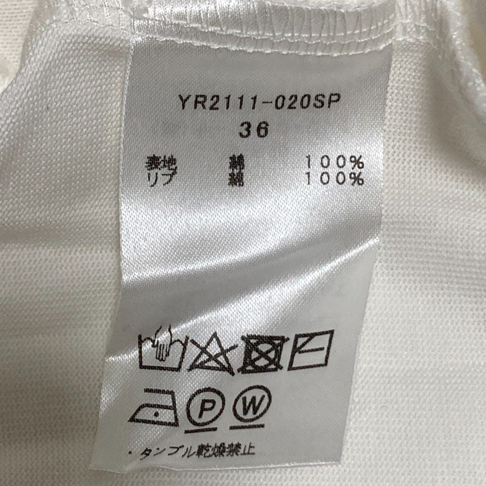 yori ラウンド ヘム 天竺 カットソー ブラウス