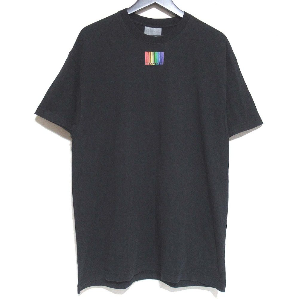 VETEMENTS RAINBOW BARCODE コットン Tシャツ