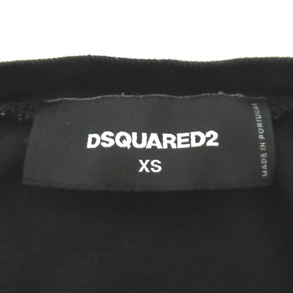 DSQUARED2 グラデーションロゴ コットンTシャツ