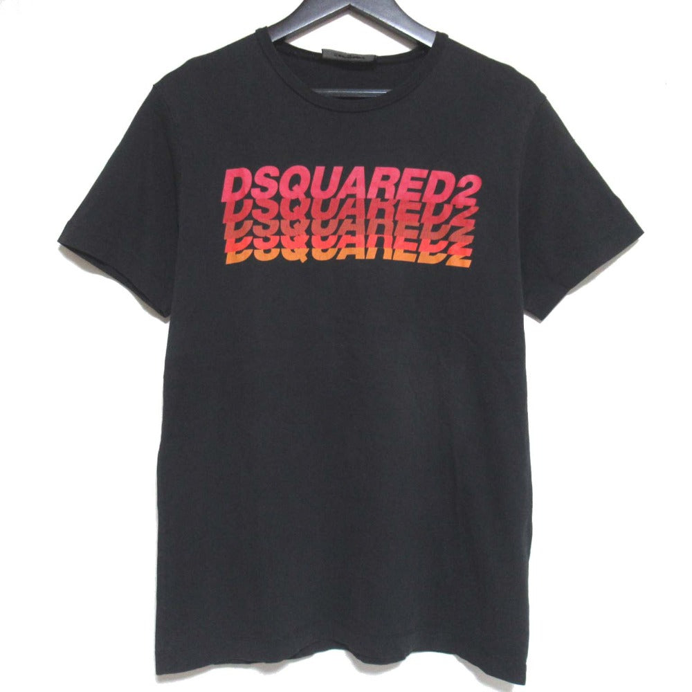 DSQUARED2 グラデーションロゴ コットンTシャツ