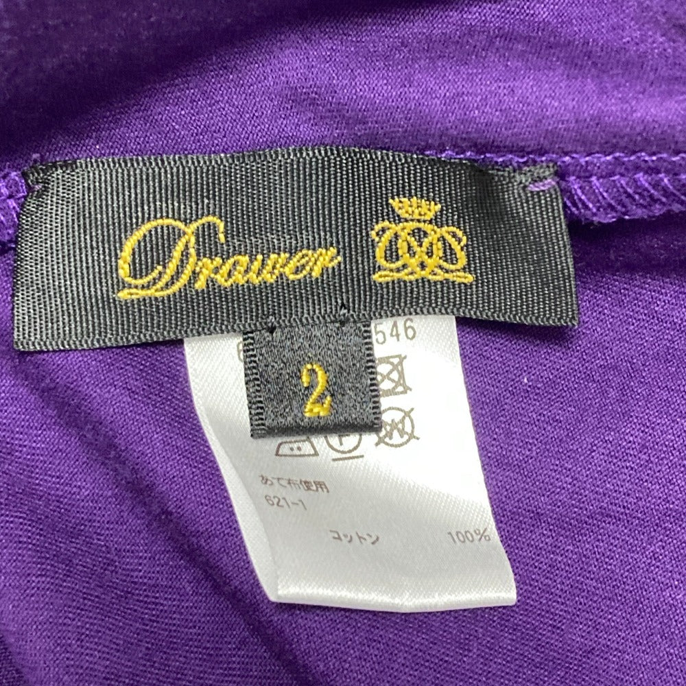 Drawer コットン天竺ショートスリーブカットソー