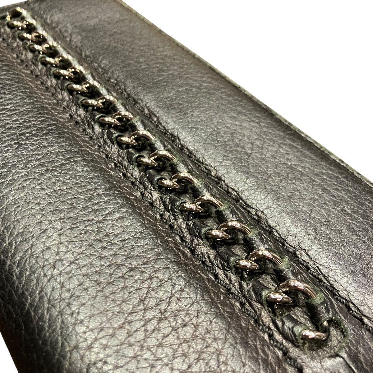 シャネル レザー長財布