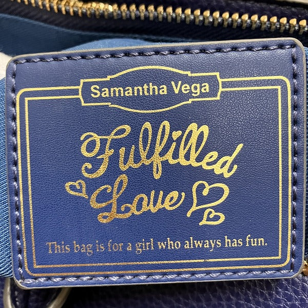 サマンサベガ Fulfilled Love 合成皮革ハンドバッグ