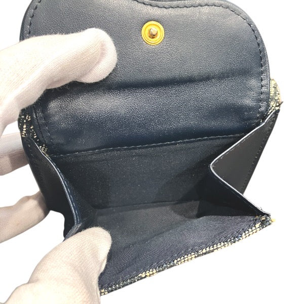 ディオール サドル ロータスウォレット 三つ折り財布